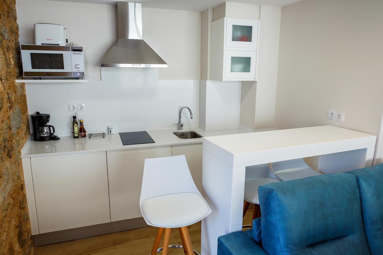A Bughina Apartamentos Muxia Bagian luar foto